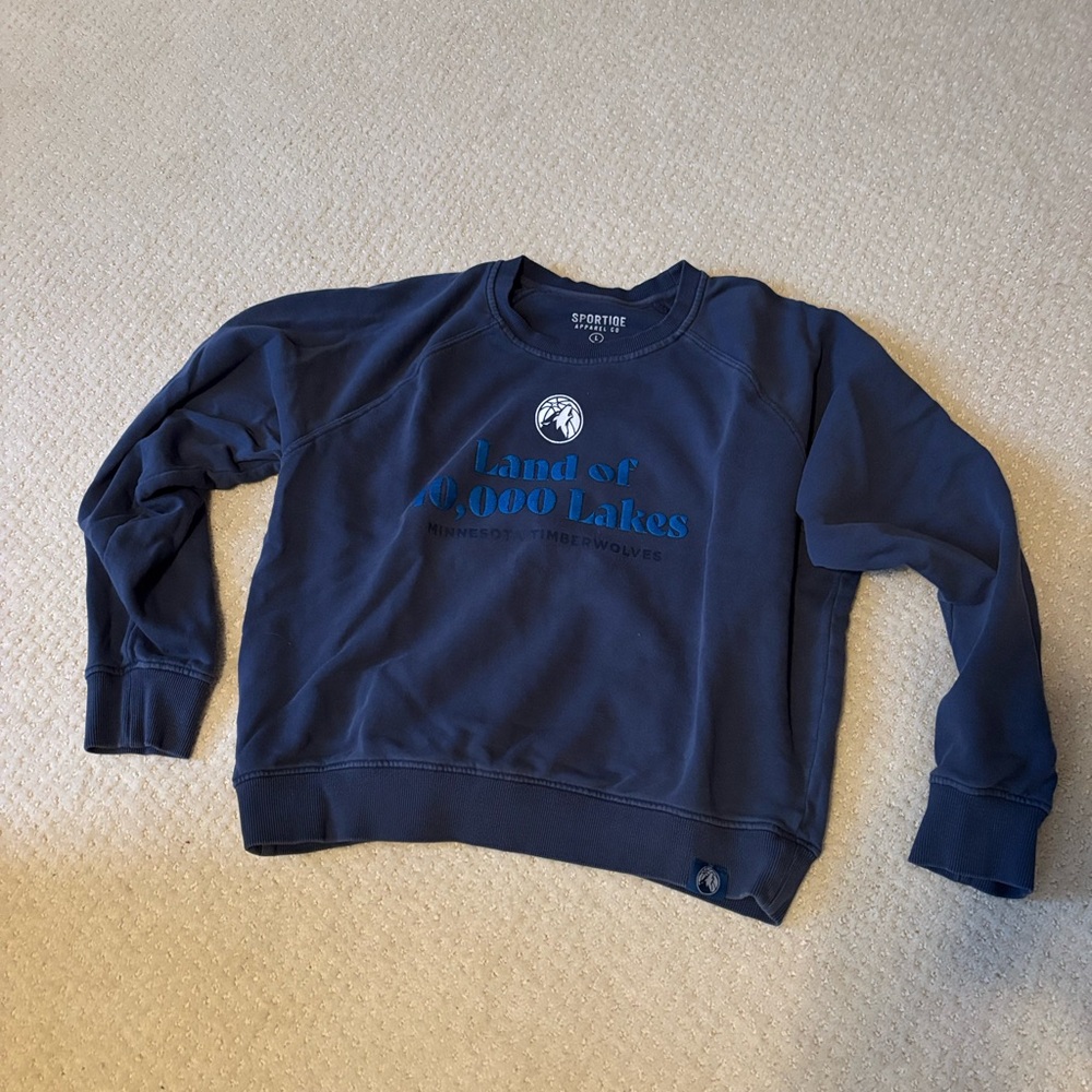 Minnesota Timberwolves land of 10,000 lakes sweatshirt